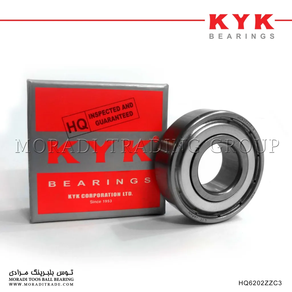 بلبرینگ ژاپنی HQSILVERKYK 6202 ZZ C3