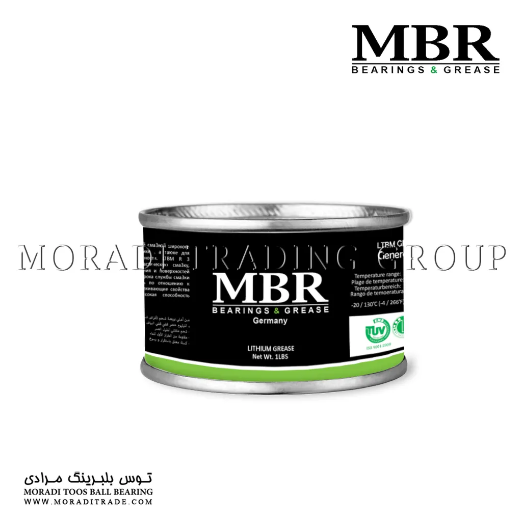 گریس لیتیوم شیشه ای MBR 500gr