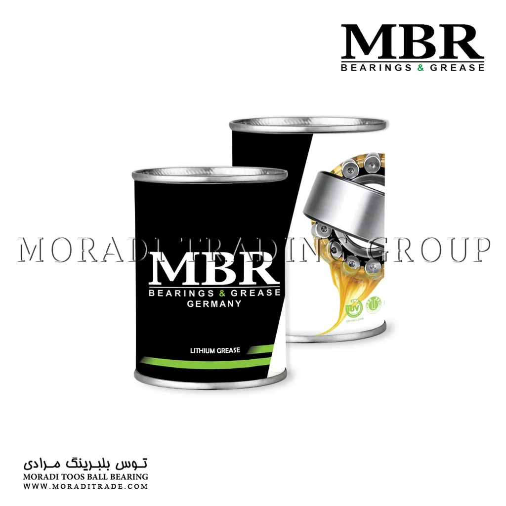 گریس لیتیوم شیشه فلزی NEW MBR HV 1Kg
