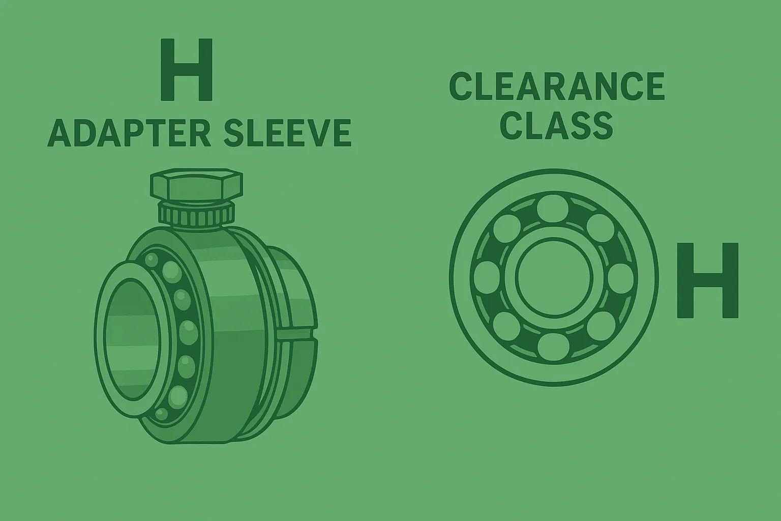 H بلبرینگ چیست؟ بررسی بوش H و پسوند H در بلبرینگ‌ها