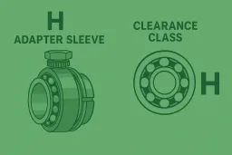 H بلبرینگ چیست؟ بررسی بوش H و پسوند H در بلبرینگ‌ها