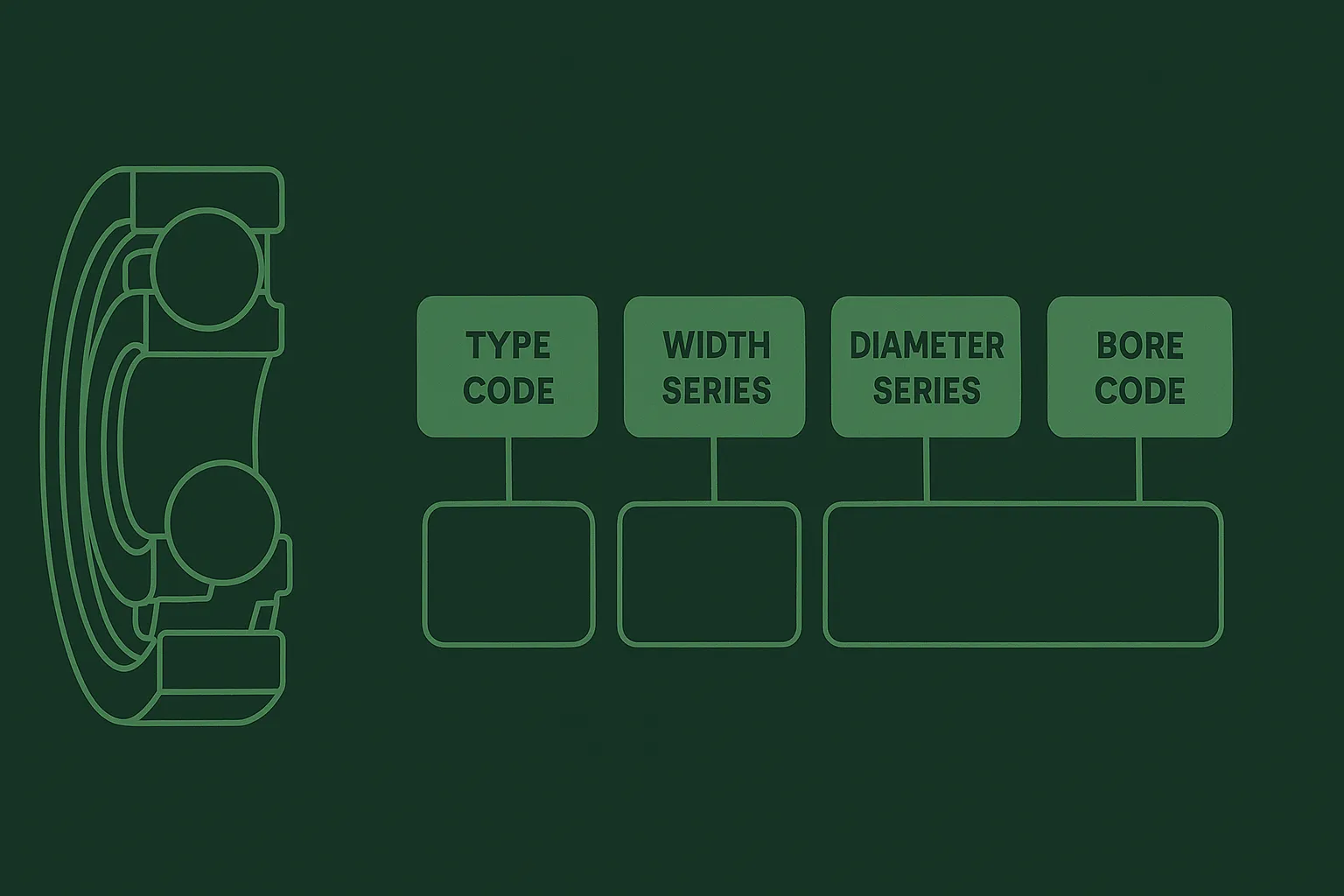 نحوه صحیح خوانش شماره فنی بلبرینگ‌ها و معنای هر حرف و عدد