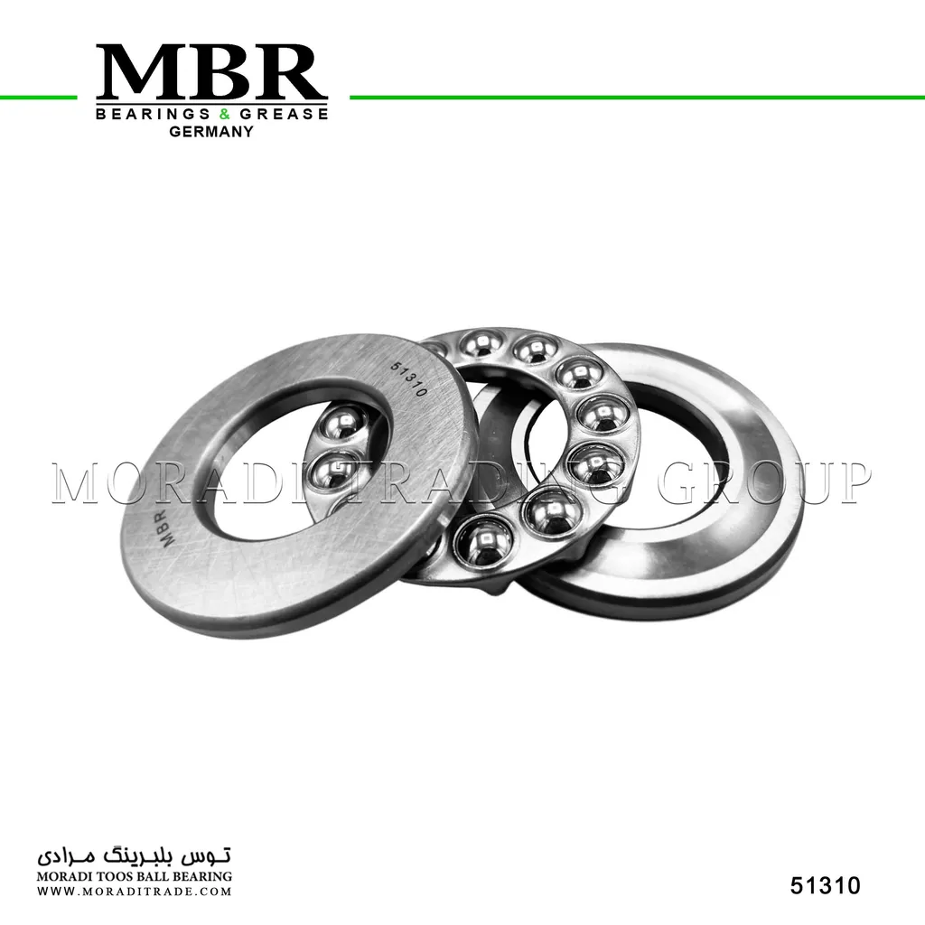خرید بلبرینگ 51310 MBR | بلبرینگ محوری یک‌طرفه 50×95×31 میلی‌متر