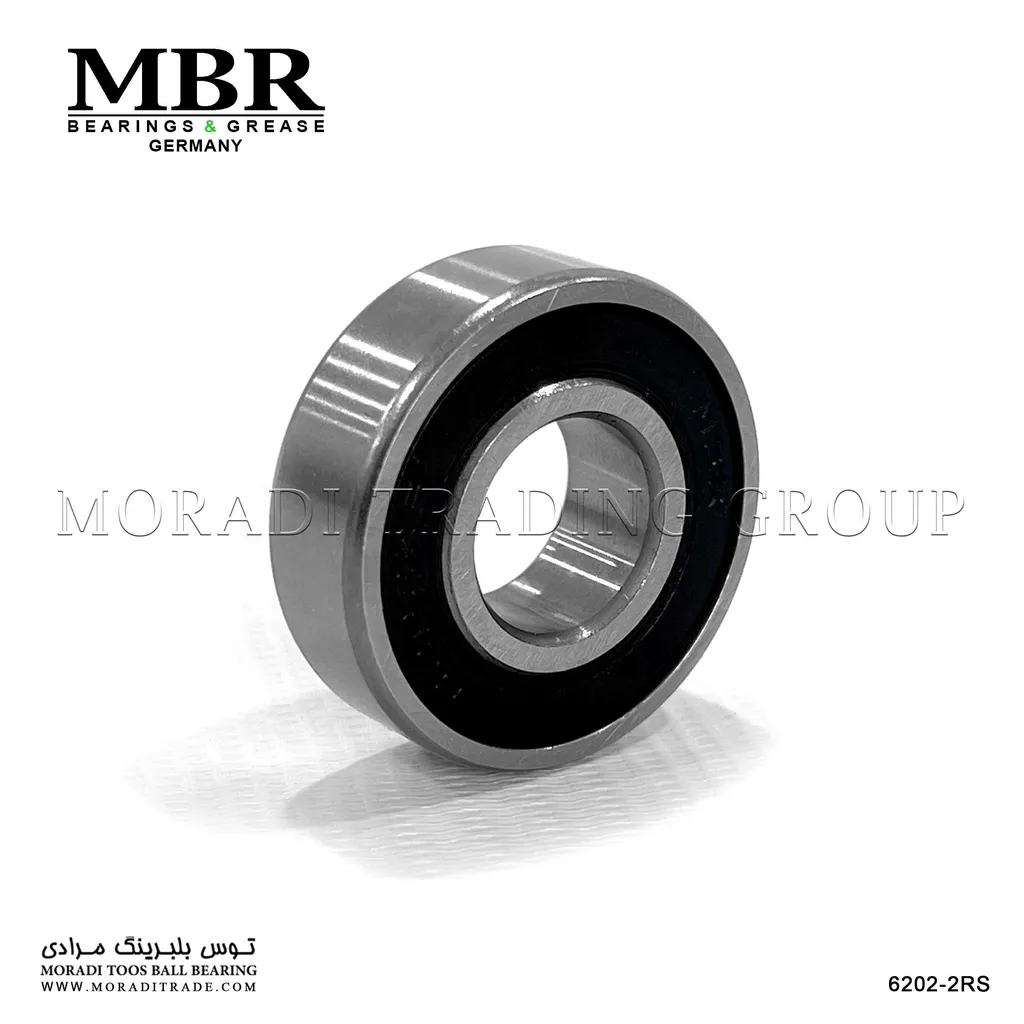 بلبرینگ شیار عمیق دوطرف آب‌بند لاستیکی MBR 6202-2RS