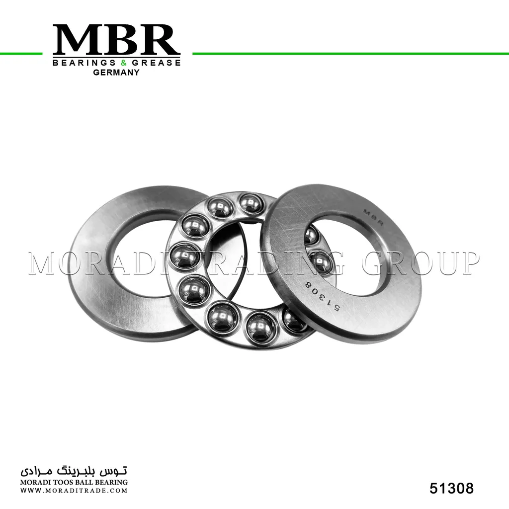 خرید بلبرینگ 51308 MBR | بلبرینگ محوری یک‌طرفه 40×78×26 میلی‌متر